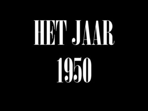 JAAROVERZICHT 1950